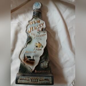 Vintage Beam Whiskey Bottle